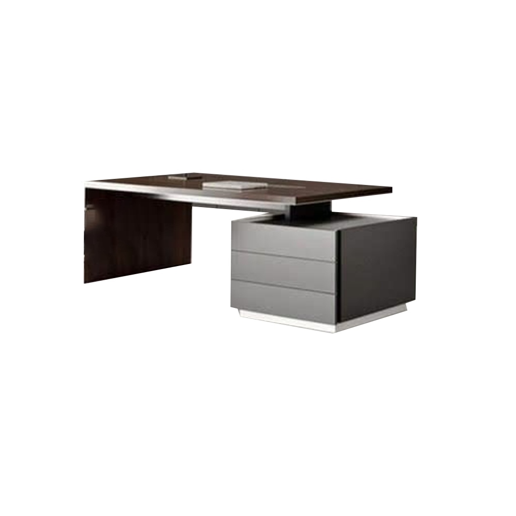 ELL.10 Desk - Brown & Grey