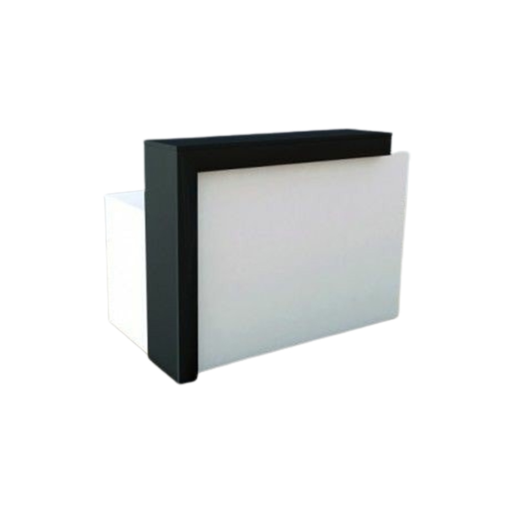 ELL.18 Reception Counter - White & Black