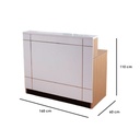 ELL.20 Reception Counter - White & Beige