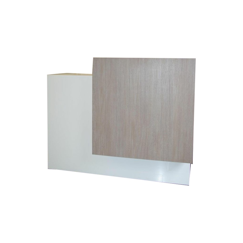 ELL.22 Reception Counter - White & Brown