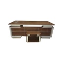 ELL.47 Desk - Brown & White