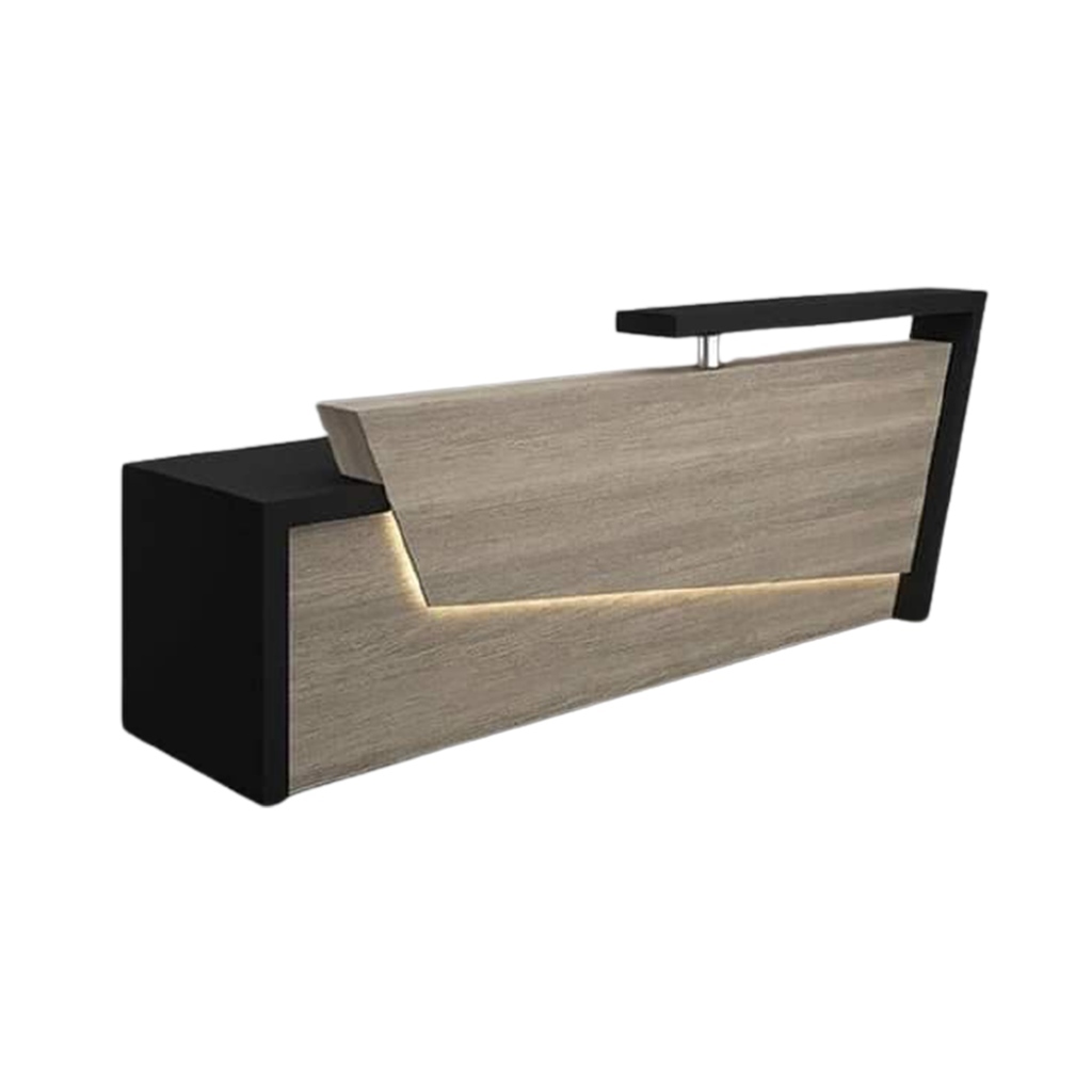 ELL.5 Reception Counter - Beige & Black