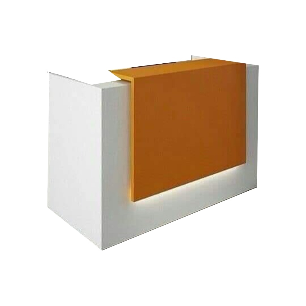 ELL.51 Reception Counter - White & Orange