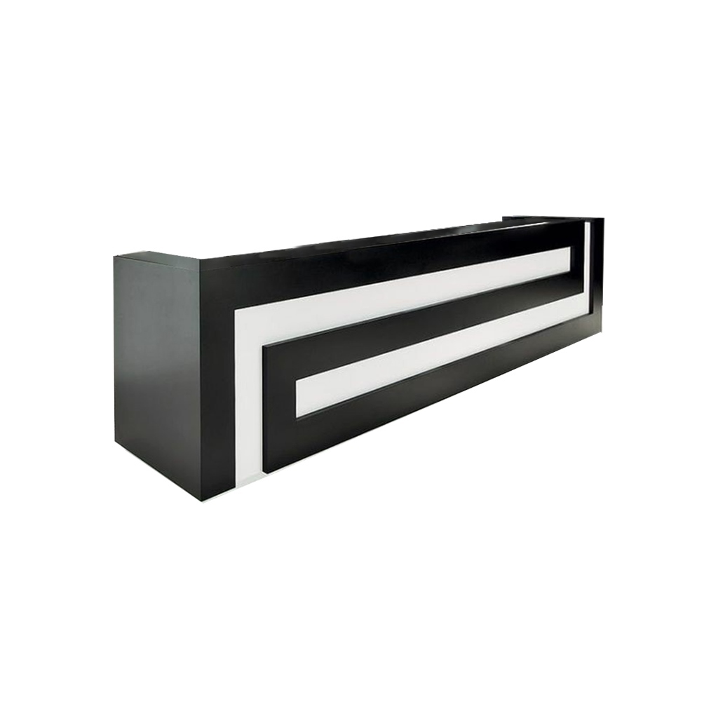 ELL.7 Reception Counter - White & Black