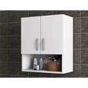 European MDF Bathroom Storage Unit White - 70 × 30 × 60 cm