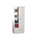 European MDF Storage Unit White - 165 × 36 × 60 cm