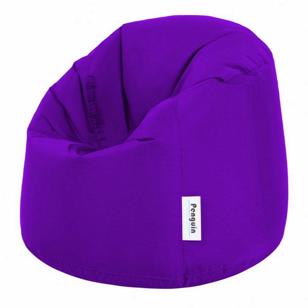 Foam and PVC Beanbag - Purple