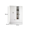 I.F.S105 Wardrobe - White