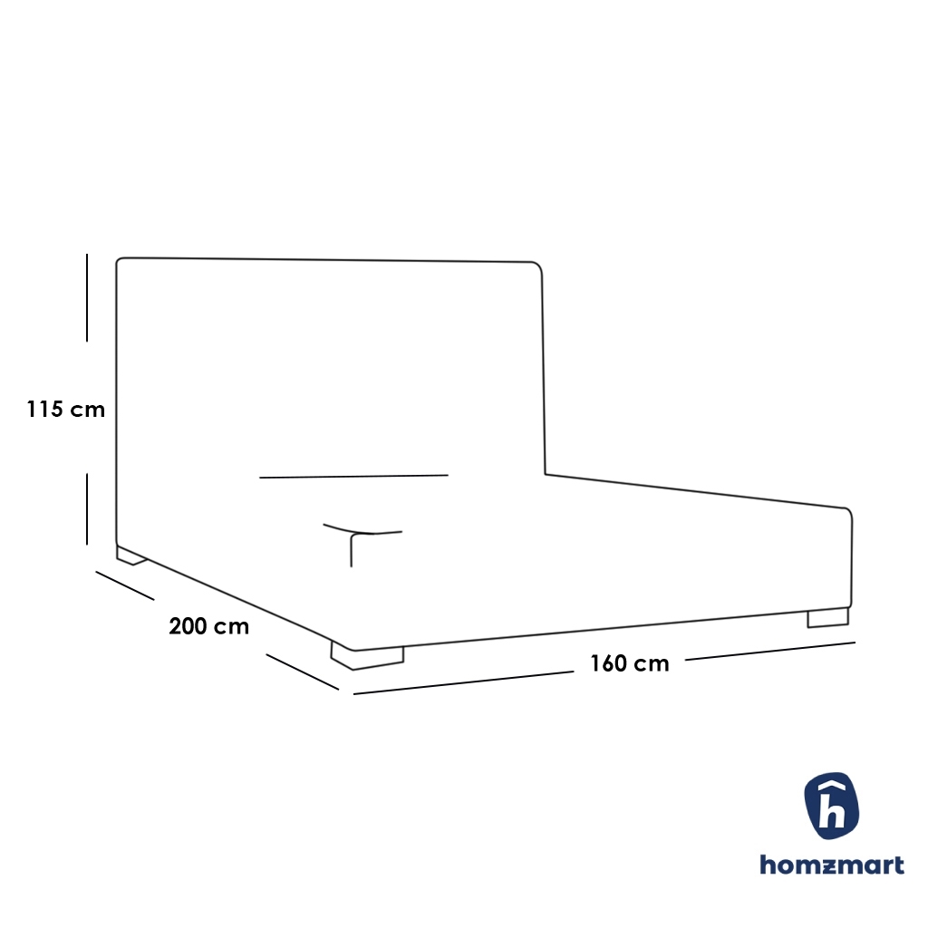 MDF Bedroom Set 4 pieces - White