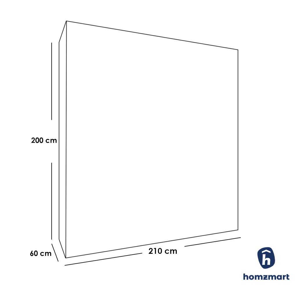 MDF Bedroom Set 4 pieces - White