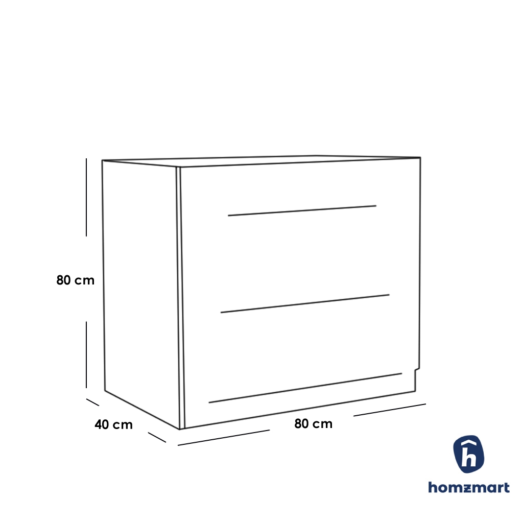 MDF Bedroom Set 5 pieces - White & Beige