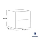 MDF Wood Bedroom Set 4 pieces - Beige