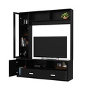 MDF Black Tv Set - 200 × 150 × 40 × 40 cm