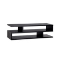 MDF Black Tv Unit - 120×30×45 cm