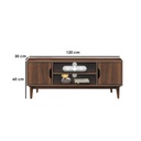 MDF Brown Tv Unit - 30 × 60 × 120 cm
