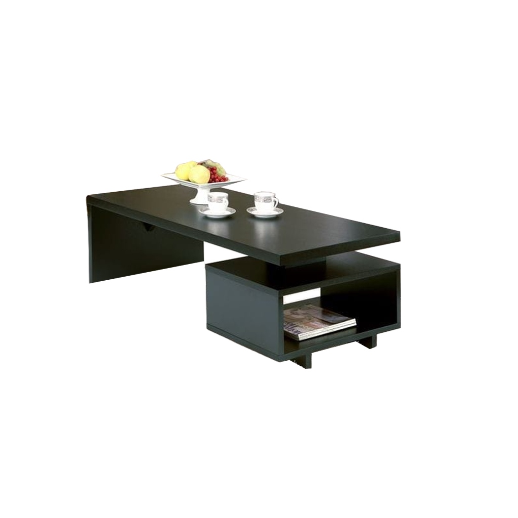 MDF Coffee Table Black - 90x40x35 cm