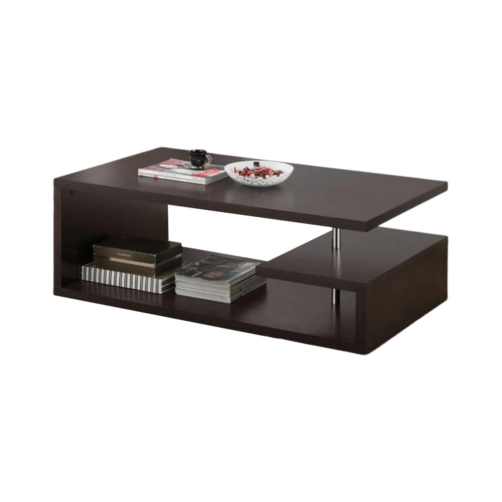 MDF Coffee Table Brown - 100x50x40 cm