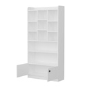 MDF Display Unit White - 180x30x90 cm