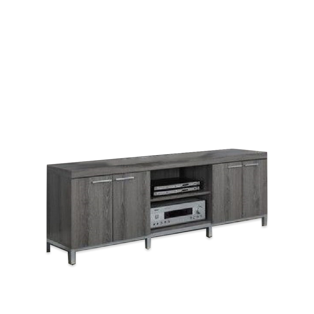 MDF Grey Tv Unit - 160 × 30 × 55 cm