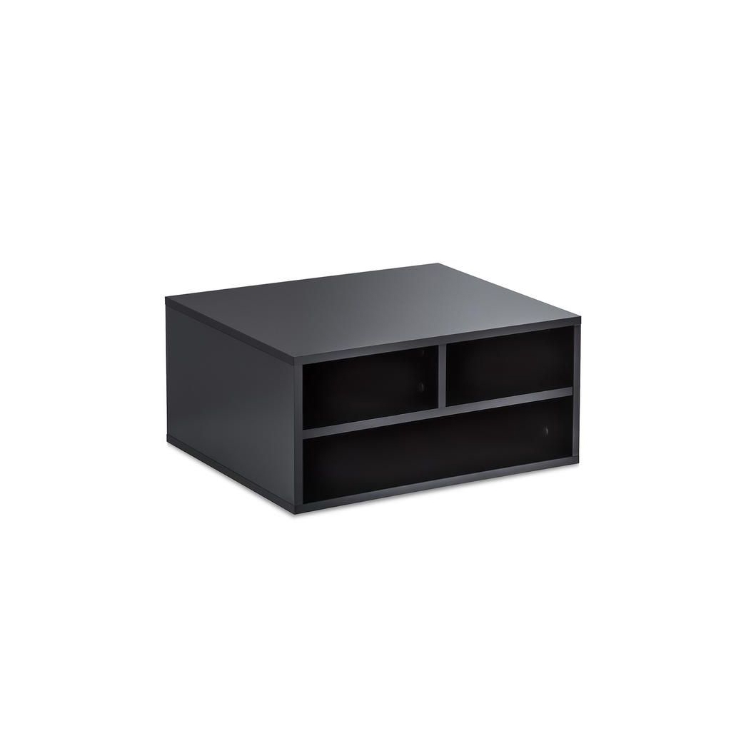 MDF Side Table Black - 40x30x22 cm