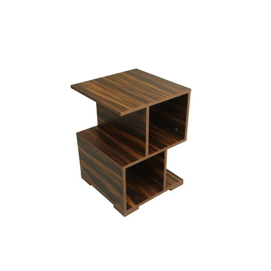 MDF Side Table Brown - 45x30x60 cm