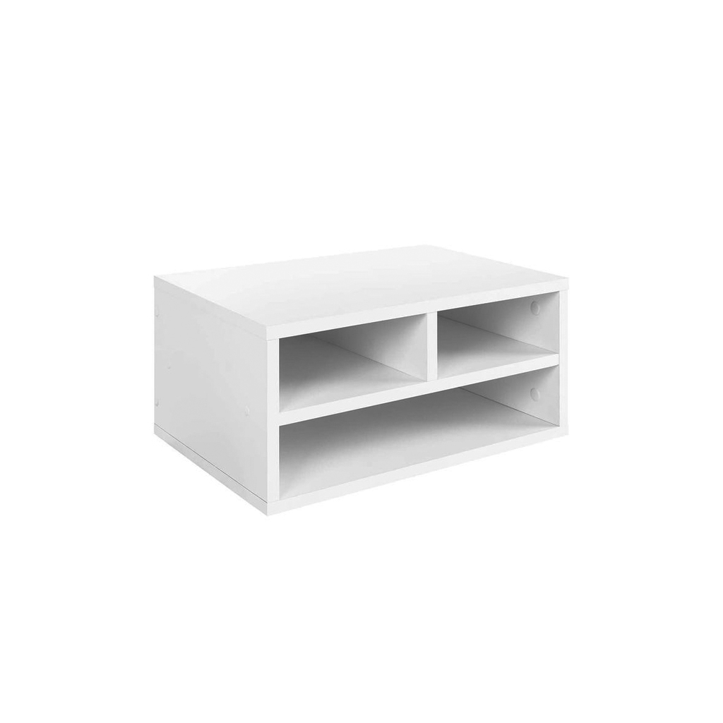 MDF Side Table White - 40x30x22 cm