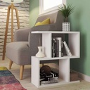 MDF Side Table White - 60x60x20 cm