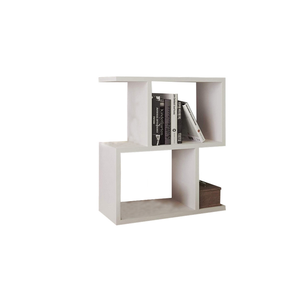 MDF Side Table White - 60x60x20 cm