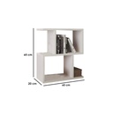 MDF Side Table White - 60x60x20 cm