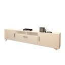 MDF White Tv Unit - 180 × 30 × 55 cm