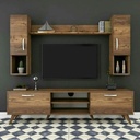 MDF Wood Brown Tv Set - 180×30×55 cm