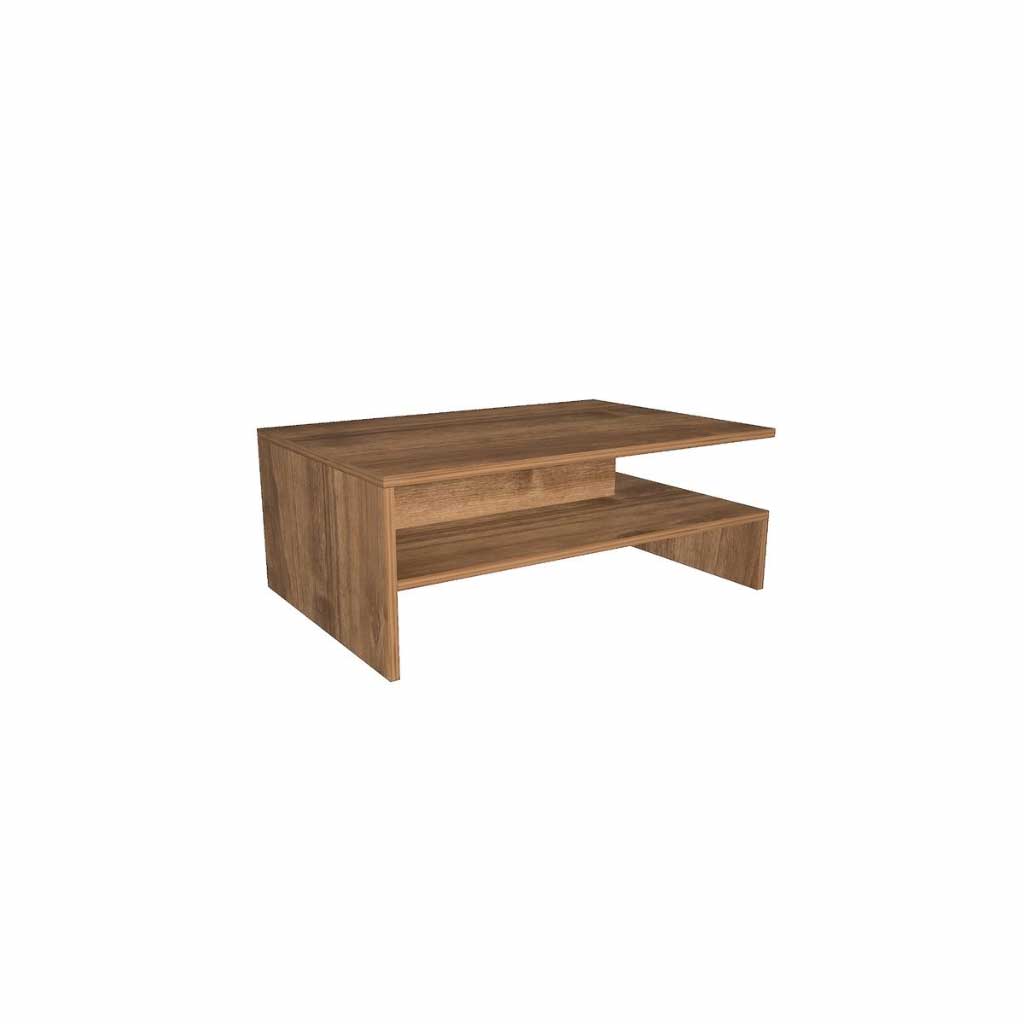 MDF Wood Coffee Table Brown - 90x35x60 cm