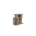 MDF Wood Side Table Beige - 60x29x60 cm