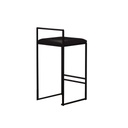 MDF and Steel Bar Chair - Black