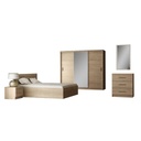 Bedroom Set - 5 Pieces - Beige - APF.3-2D