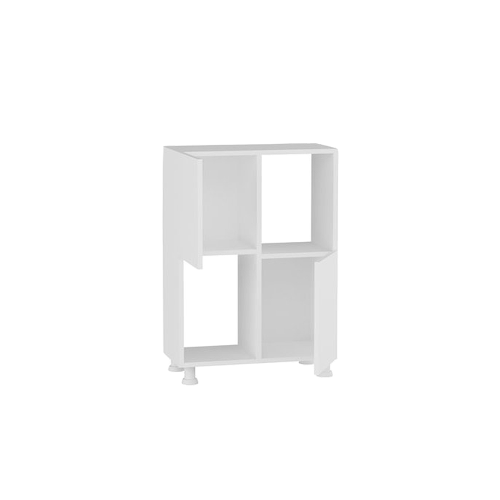 PVC Display Unit White - 82x30x60 cm