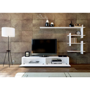 PVC White Tv Unit - 160 × 31 × 35 cm