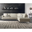 Beech Wood L-Shape Sofa - Beige