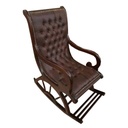 Red beech wood Rocking Chair - Brown