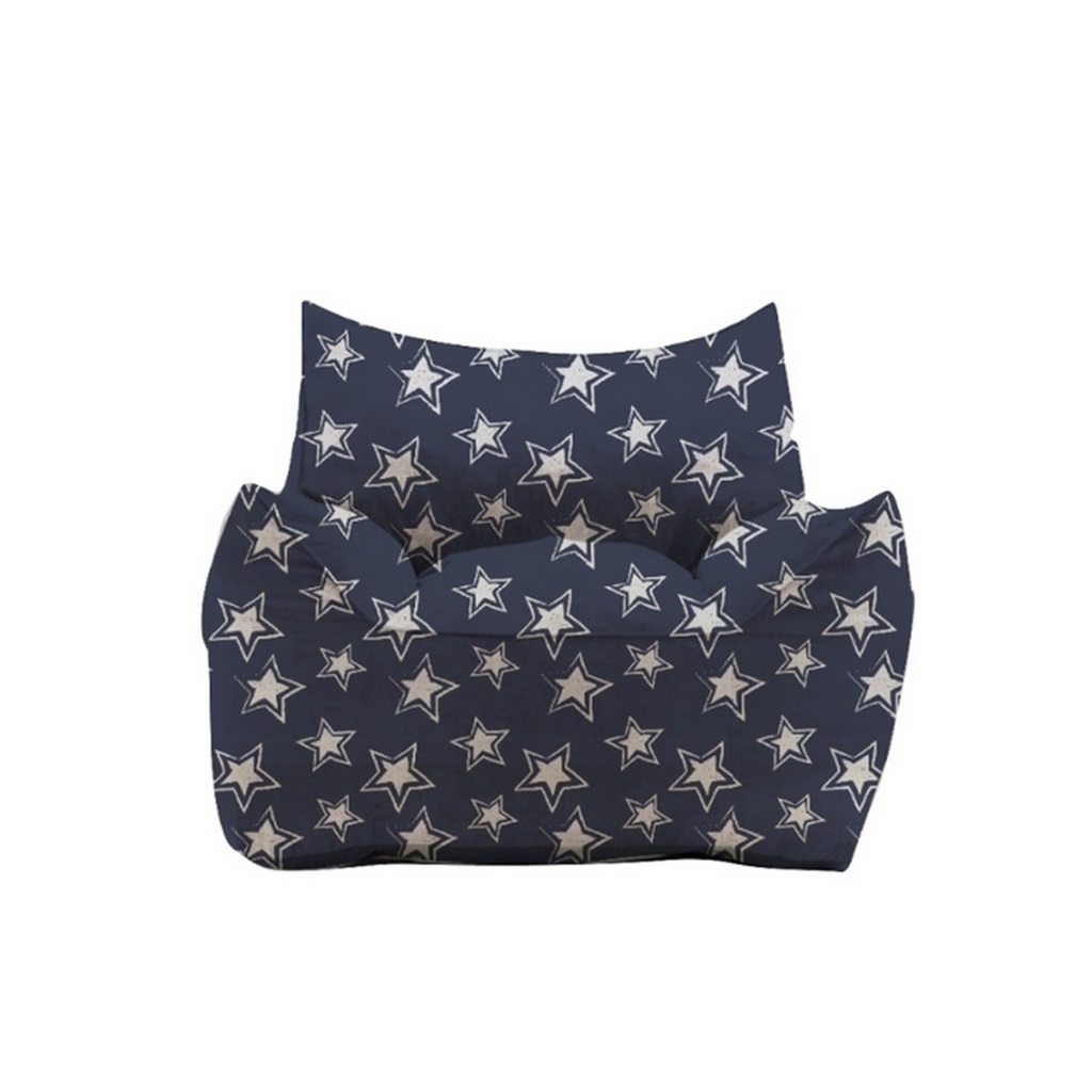 Sabia Beanbag - Blue and White