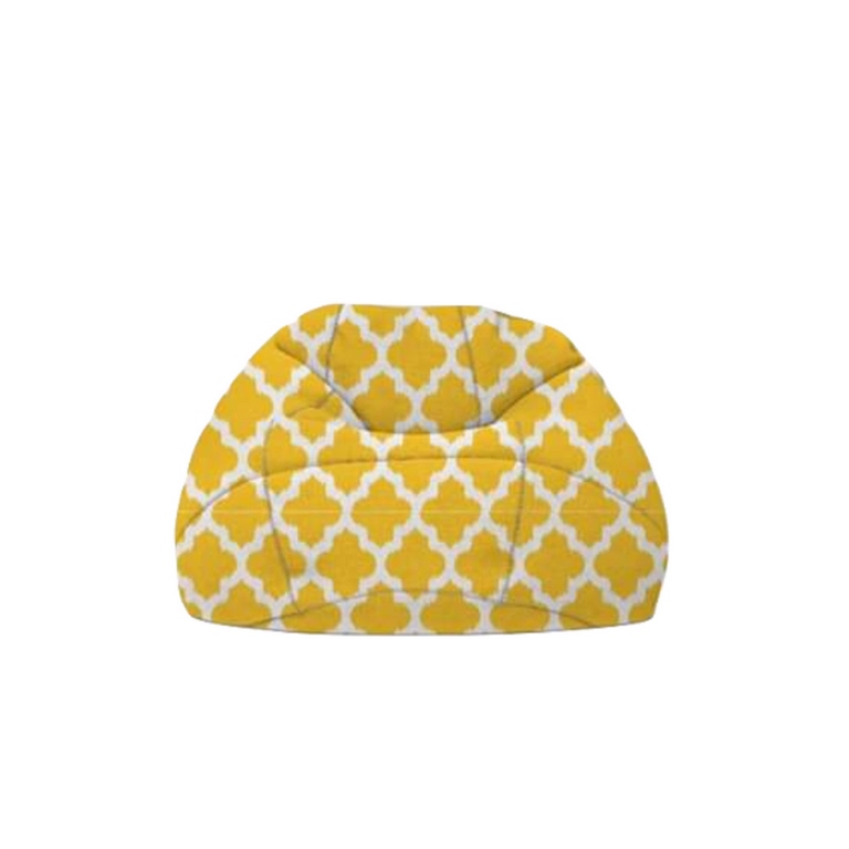 Sabia Beanbag - Yellow and White