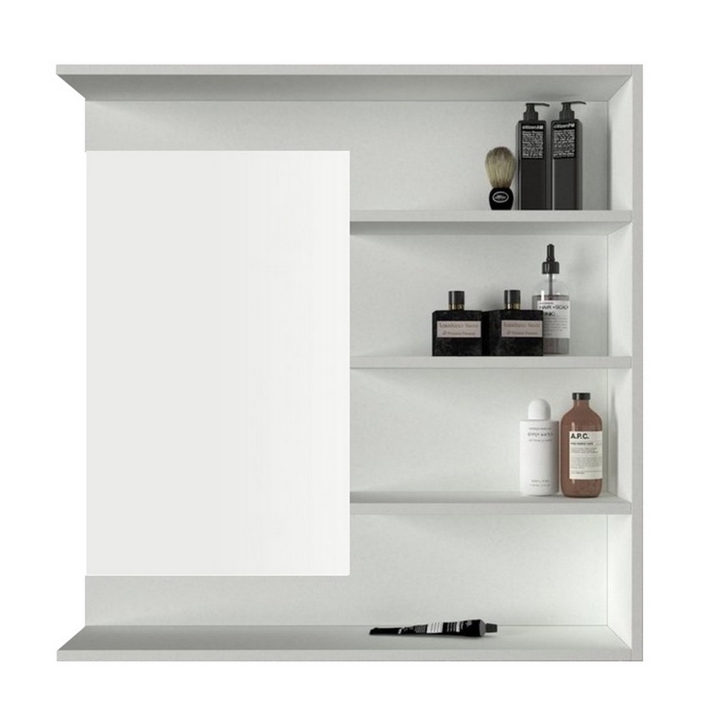 Spanish MDF Bathroom Mirror White - 94 × 20 × 92 cm