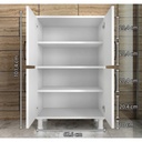 Spanish MDF Bathroom Storage Unit White - 101 × 35 × 63 cm