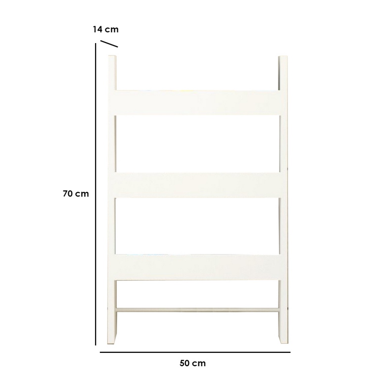 Spanish MDF Bathroom Storage Unit White - 70 × 14 × 50 cm