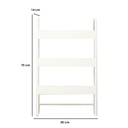 Spanish MDF Bathroom Storage Unit White - 70 × 14 × 50 cm