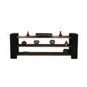 Spanish MDF Black and Beige Tv Unit - 150 × 30 × 60 cm