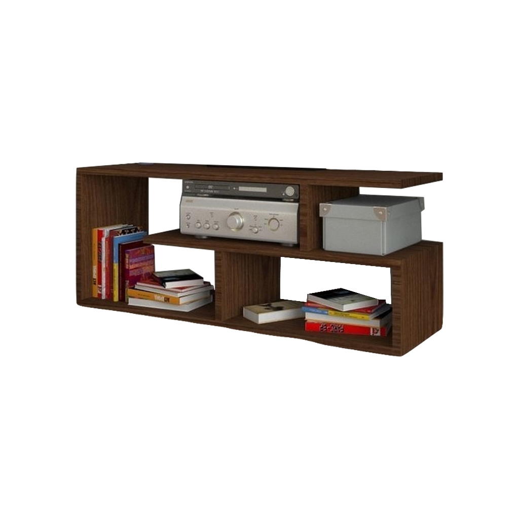 Spanish MDF Brown Tv Unit - 100 × 30 × 40 cm