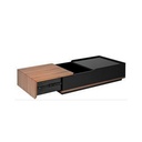 Spanish MDF Coffee Table Black - 100x50x45 cm