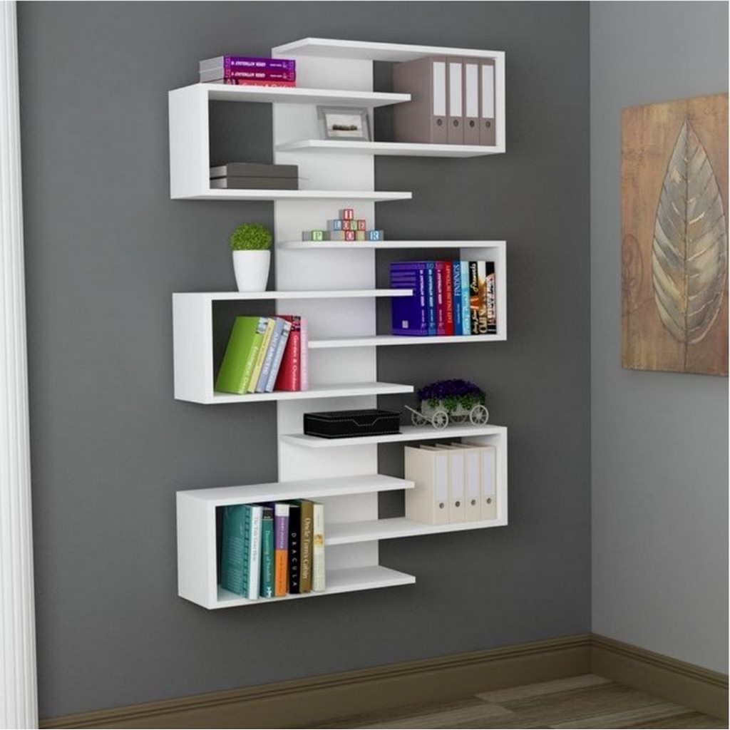 Spanish MDF Display Unit White - 161x21x75 cm