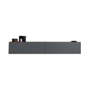 Spanish MDF Gray and Beige Tv Unit - 180 × 30 × 32 cm